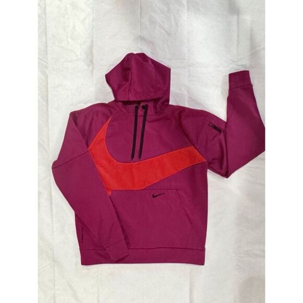 Nike Fuschia Therma Fit Hoodie Sweatshirt Medium Streetwear Colorful Activewear